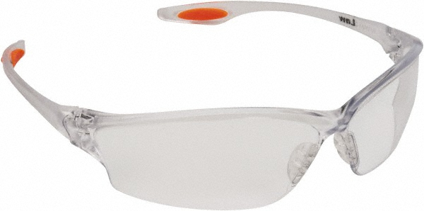 Clear Lens Scratch Resistant Framed Safety Glasses