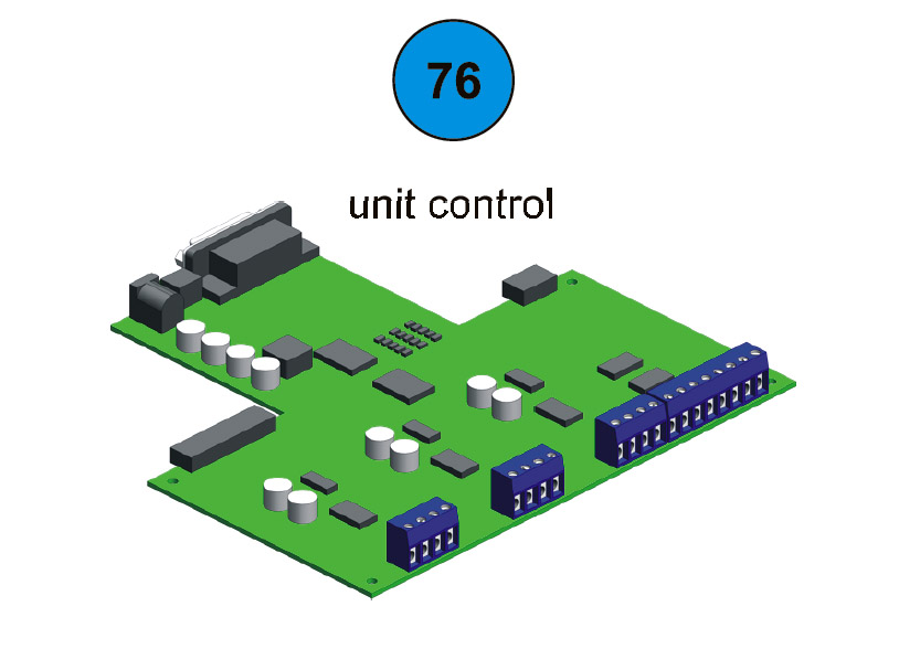 Unit Control Board - Part #76 In Manual