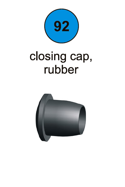 Closing Cap Rubber - Part #92 In Manual