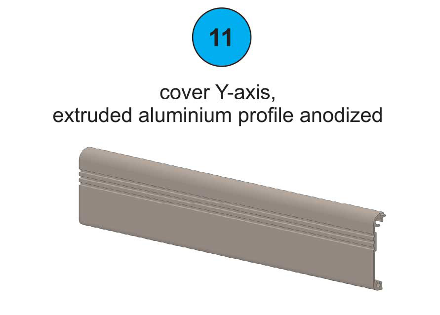 Cover Y-Axis 600 - Part #11 In Manual