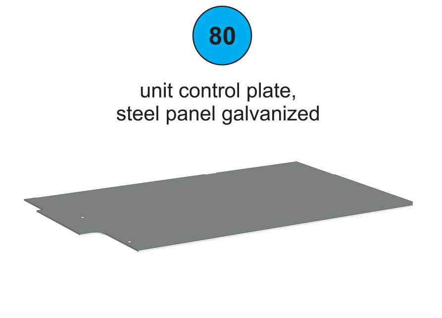 Unit Control Plate 600 - Part #80 In Manual