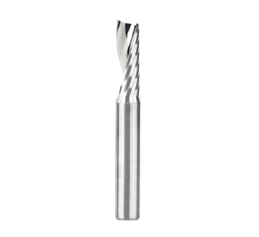 Amana Tool 51404 Solid Carbide CNC Spiral 'O' Flute, Plastic Cutting 1/4 Dia x 3/4 x 1/4 Inch Shank Up-Cut Router Bit