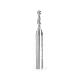 [46369] Amana Tool 46369 Solid Carbide Up-Cut Ball Nose Spiral 1/8 Dia x 1/2 Inch x 1/4 Shank Router Bit