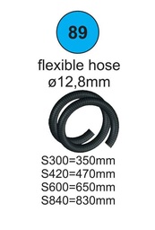 [10182] Flexible Hose 12.8mm - Part #89 In Manual (Sold by mm)