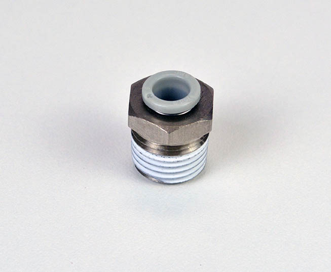 [60416] 6mm Push To Connect Adapter 1/4" BSPT Male