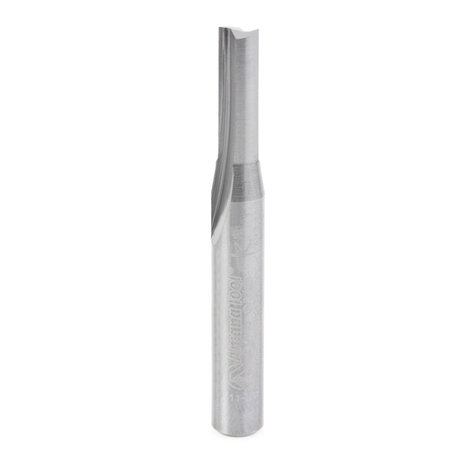 [43604] 43604 Solid Carbide Double Straight Flute Plastic Cutting 3/16 Dia x 5/8 x 1/4 Inch Shank