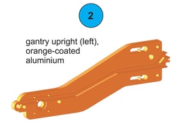 [90002] Gantry Upright Left SC2 300 - Part #2 In Manual
